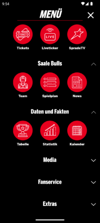 Fanpush: So kann die Fan-App aussehen